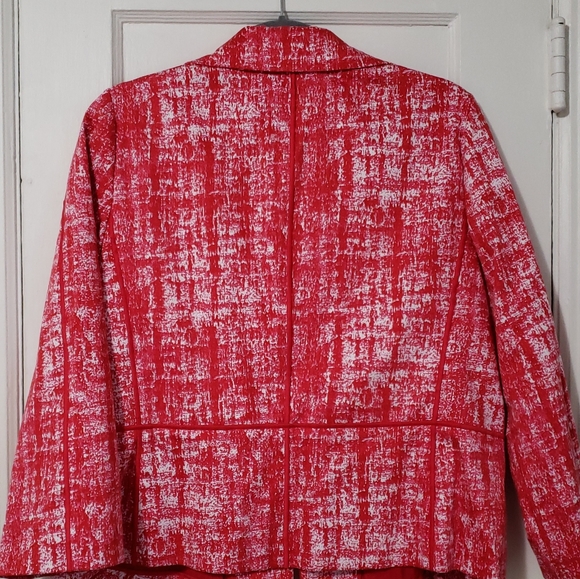 Lafayette 148 New York Italian Print Jacket - Picture 6 of 8